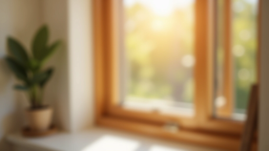 Close-up of modern double-pane window frame showing low-E coating and energy-efficient construction with weatherstripping visible